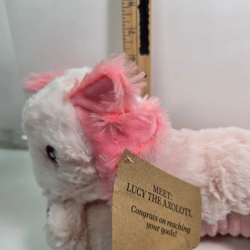 Girl Scouts Lucy the Axolotl Plush 15 inch Own Your Magic Pink Stuffed Animal